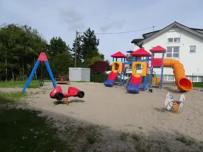 Ein Kinderspielbereich in der Unterkunft Haus Fermate