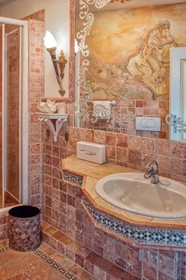 Ein Badezimmer in der Unterkunft Hotel-Restaurant Central am Königshof