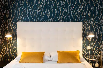 Ein Bett oder Betten in einem Zimmer der Unterkunft Hotel Ottheinrich