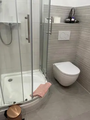 Ein Badezimmer in der Unterkunft Trang Hotel Rastatt