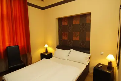 Ein Bett oder Betten in einem Zimmer der Unterkunft Die Dependance