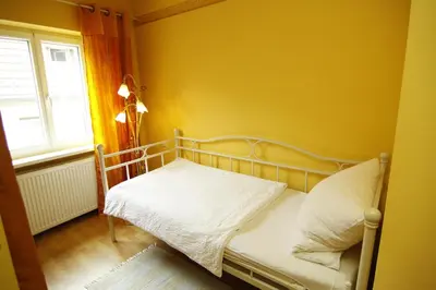 Ein Bett oder Betten in einem Zimmer der Unterkunft Die Dependance