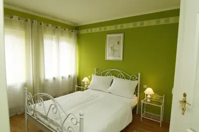 Ein Bett oder Betten in einem Zimmer der Unterkunft Die Dependance