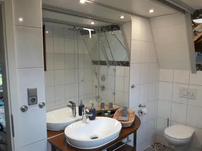 Ein Badezimmer in der Unterkunft Ferienpark Schellbronn - Wolfseeweg 11 und Wolfseeweg 9