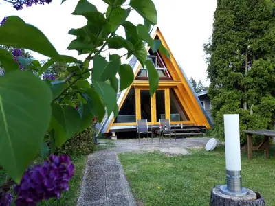 Ein Garten an der Unterkunft Ferienpark Schellbronn - Wolfseeweg 11 und Wolfseeweg 9