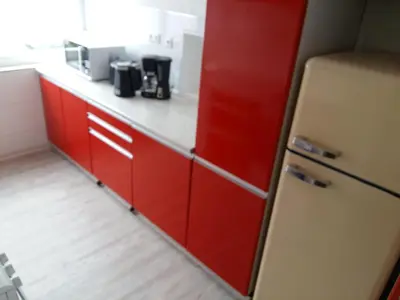 Küche/Küchenzeile in der Unterkunft Ferienwohnung Peter Hofling