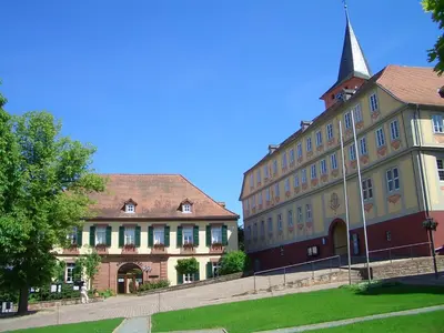 Das Gebäude in dem sich das Hotel befindet