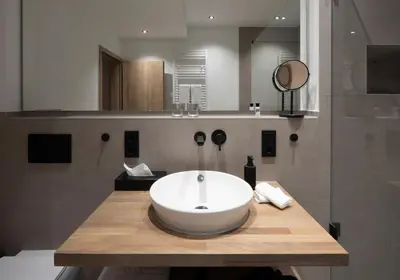 Ein Badezimmer in der Unterkunft Hofgut Wißberg - Das Weinberghotel