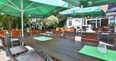 Ein Restaurant oder anderes Speiselokal in der Unterkunft Vico's Hotel & Restaurant Asperg