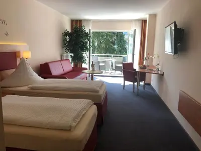 TV/Unterhaltungsangebot in der Unterkunft Hotel Häfner