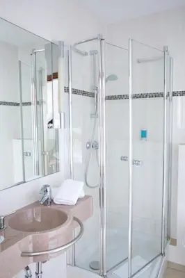Ein Badezimmer in der Unterkunft Hotel Panorama