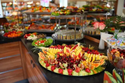 Essen im Hotel oder in der Nähe