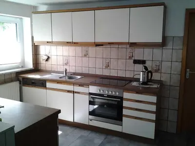 Küche/Küchenzeile in der Unterkunft Ferienwohnung bei Michels
