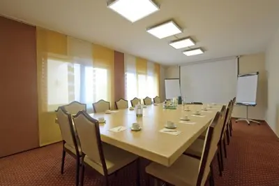 Der Geschäftsbereich oder Konferenzraum in der Unterkunft Hotel Nothnagel