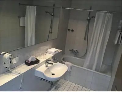 Ein Badezimmer in der Unterkunft Hotel Kurpfalz