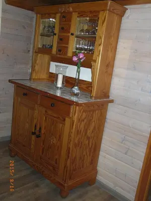 Lounge oder Bar in der Unterkunft Grimm`s Waldhäuschen