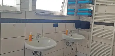 Ein Badezimmer in der Unterkunft Loft-Unterkunft