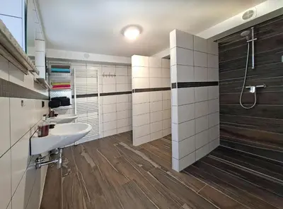 Ein Badezimmer in der Unterkunft Loft-Unterkunft