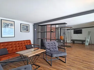 TV/Unterhaltungsangebot in der Unterkunft Loft-Unterkunft
