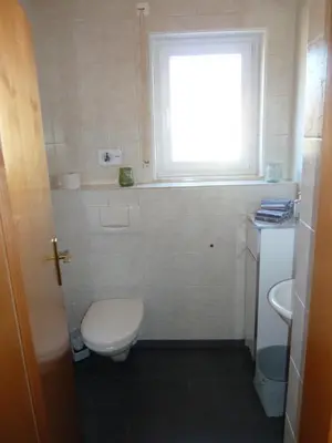 Ein Badezimmer in der Unterkunft Ferienwohnung Odenwaldblick