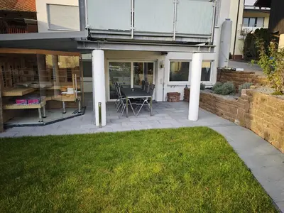 Das Gebäude in dem sich die Ferienwohnung befindet