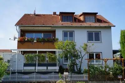 Das Gebäude in dem sich die Ferienwohnung befindet