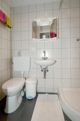 Ein Badezimmer in der Unterkunft Landhotel Alte Mühle