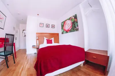 Ein Bett oder Betten in einem Zimmer der Unterkunft Hotel Zum Ochsen