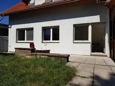Das Gebäude in dem sich die Pension befindet
