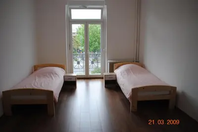 Ein Bett oder Betten in einem Zimmer der Unterkunft Ferienwohnung Scholl