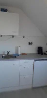 Küche/Küchenzeile in der Unterkunft Ferienwohnung Scholl