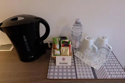 Kaffee-/Teezubehör in der Unterkunft Gästehaus zur Sonne