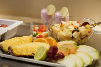 Essen im Hotel oder in der Nähe
