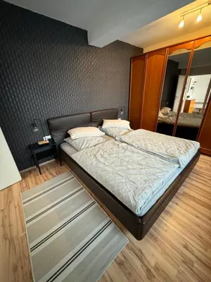 Ein Bett oder Betten in einem Zimmer der Unterkunft Ferienwohnung Gisela