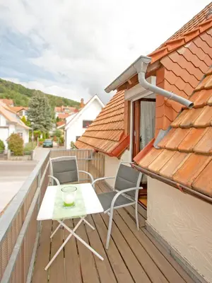 Ein Balkon oder eine Terrasse in der Unterkunft Ferienwohnungen Anneliese