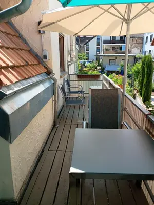 Ein Balkon oder eine Terrasse in der Unterkunft Ferienwohnungen Anneliese