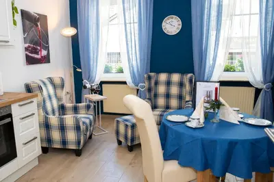 Ein Sitzbereich in der Unterkunft Winzerhof Schwerdt
