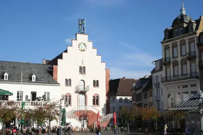Das Gebäude in dem sich die Ferienwohnung befindet