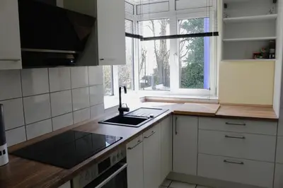 Küche/Küchenzeile in der Unterkunft Wonderful Renovated Apartment With Great Location