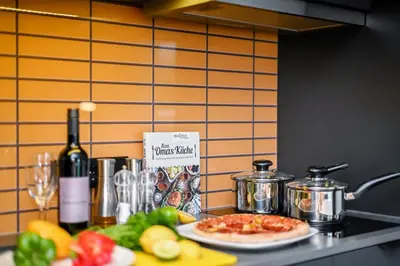 Getränke in der Unterkunft Staycity Aparthotels Heidelberg