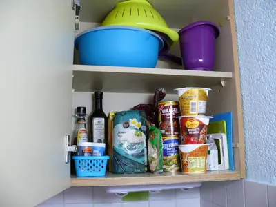 Küche/Küchenzeile in der Unterkunft Gästezimmer in Aspach