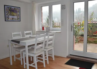 Grundriss der Unterkunft Panorama-Blick Miltenberg, 3 Pers., zentr., am Main, Terrasse, Bootverleih, P
