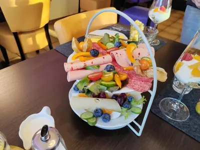 Essen in der Pension oder in der Nähe
