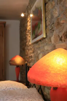 Ein Bett oder Betten in einem Zimmer der Unterkunft Hotel Weingewolbe
