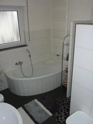 Ein Badezimmer in der Unterkunft Ferienwohnung Landwehr