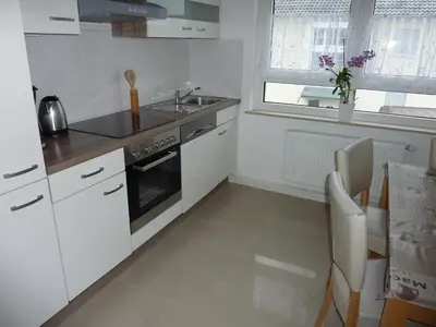 Küche/Küchenzeile in der Unterkunft Ferienwohnung Landwehr