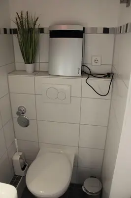 Ein Badezimmer in der Unterkunft Ferienwohnung Klimek