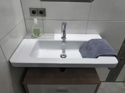 Ein Badezimmer in der Unterkunft Gästehaus Natterer - Ferienwohnungen