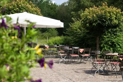 Ein Garten an der Unterkunft Gasthof & Landhotel Ohrnbachtal