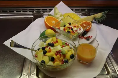 Essen im Hotel oder in der Nähe